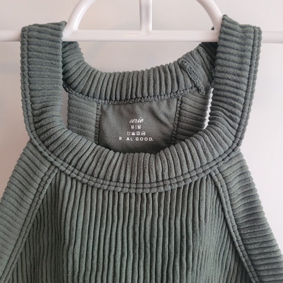 Aerie Cropped Ribbed Top - Picture 3 of 4